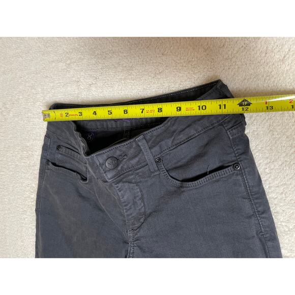 NYDJ Women's Straight Lift Tuck Casual Preppy Streetwear Dark Gray Jeans 2P - Picture 11 of 12